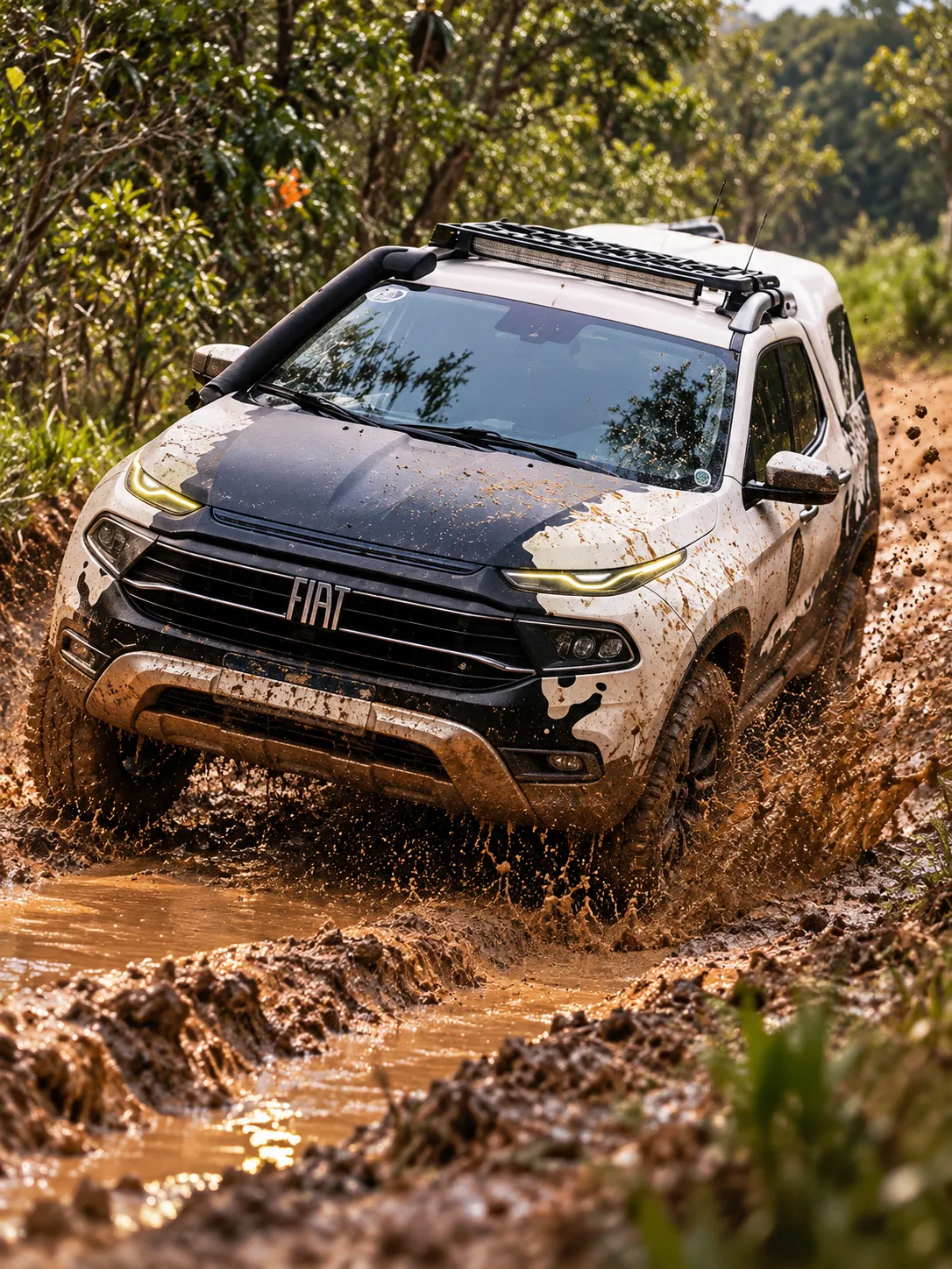 Fiat Toro em estrada de terra